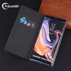 Кожаный чехол-кошелек с откидной крышкой для Samsung Galaxy Note 9 Note9 SM N9600 N960F N960U DS противоударный чехол с держателем для карт