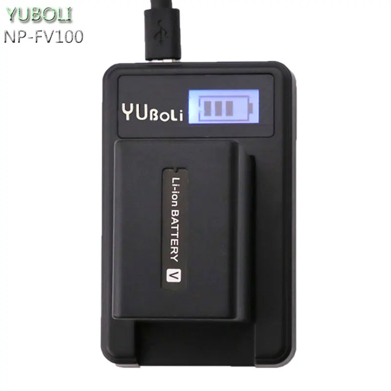 Акумуляторная батарея аккумуляторов NP FV100 NP-FV100 FV100 Батарея батареи для sony NP-FV30 NP-FV50 NP-FV70 SX83E SX63E FDR-AX100E AX100E HDR камера