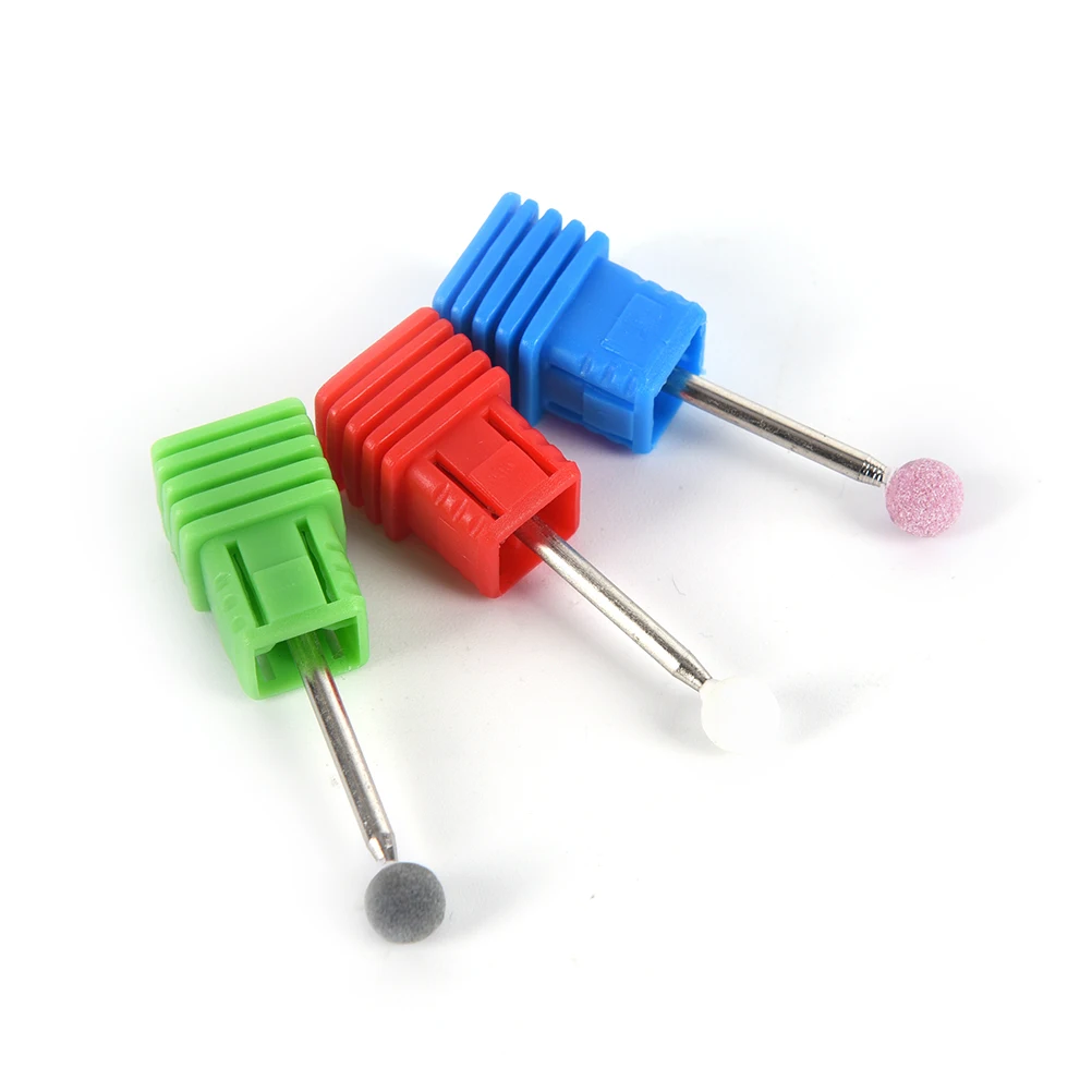 Hot Sale 1PC Ceramic Stone Ball Sharp Nail Drill Bits Round Matieral Electric Apparatus For Manicure Accessory Tools | Красота и