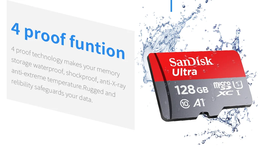 SanDisk Ультра карта памяти 400 Гб 128 Гб 64 ГБ 32 ГБ 16 ГБ Micro SD карта 200 ГБ 256 ГБ SDHC/SDXC класс 10 UHS-I TF карты для смартфонов