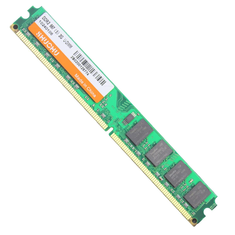 Original 2GB RAM DDR2 4GB 2PCSX2GB  ddr2 667MHZ 2GB  PC2-5300S 667Mhz 200pin For desktop Lifetime warranty