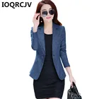 2019; Сезон весна-осень; Новый модный Женский блейзер с длинными рукавами пиджак женский офисные женские блейзеры костюм зубчатый Блейзер Пальто 544