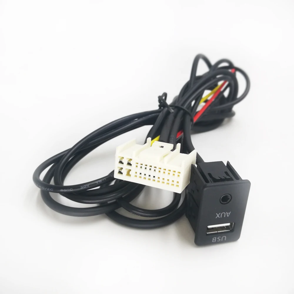Два стиля DIY AUX USB жгута проводов Biurlink адаптер входного кабеля для Hyundai KIA |