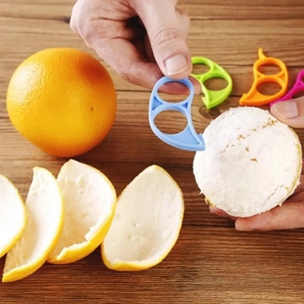 Adeeing Мини Портативная мышь в форме оранжевого Овощечистка для зачистки фруктов