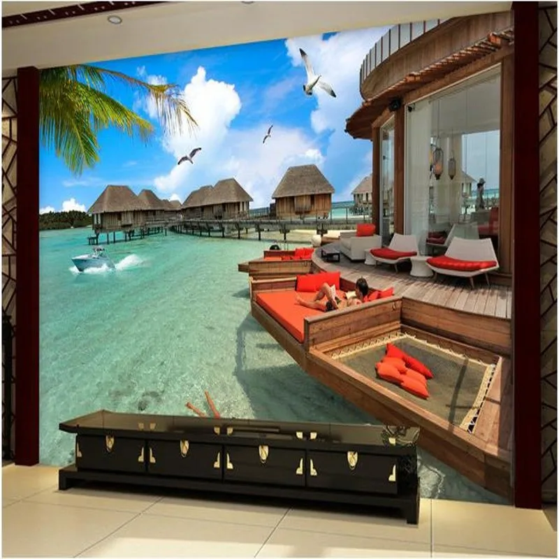 Фотообои на заказ Декор фон для телевизора обои гостиной спальни 3D стерео