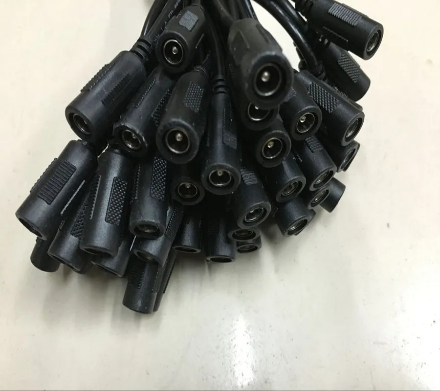 20 шт. 18AWG 5 5x2 1 мм Женский DC адаптер питания разъем шнур кабель 30 см|5.5x2.1mm female dc|female dc