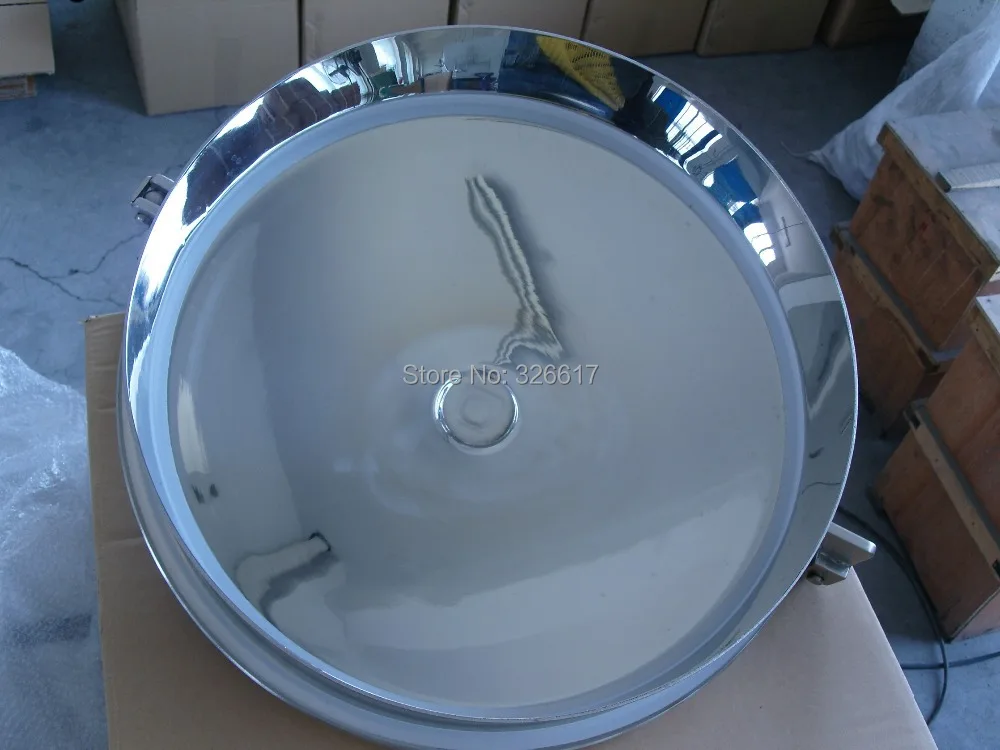 Санитарный круглый резервуар 400 мм без давления крышка люка из нержавеющей стали