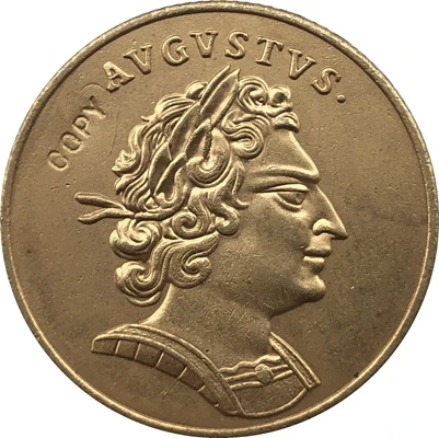 Копия монеты 1709 мм покрытая 24 каратным золотом Польша 5|copy|copy coins |