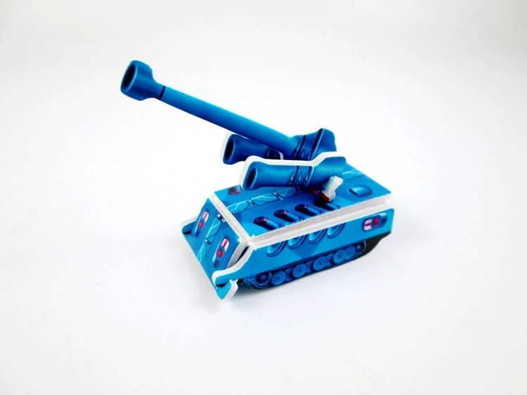 Оптовая продажа 360 шт./лот Мини Танк колесница военная модель бумажные 3D