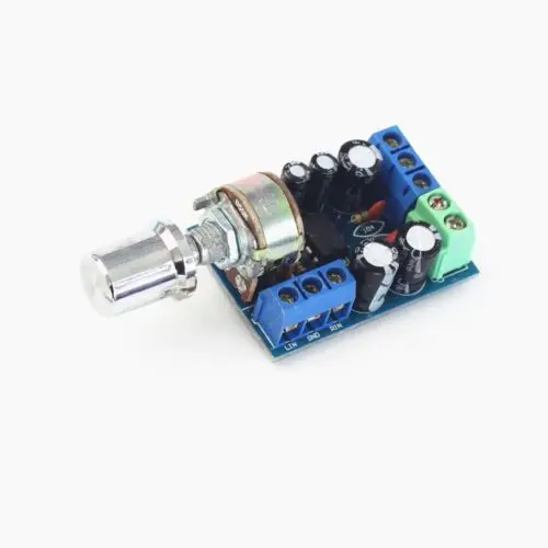 Плата усилителя TDA2822M DC 1 8 12 В 2 0 каналов стерео мини звука AUX модуль усилителя|module