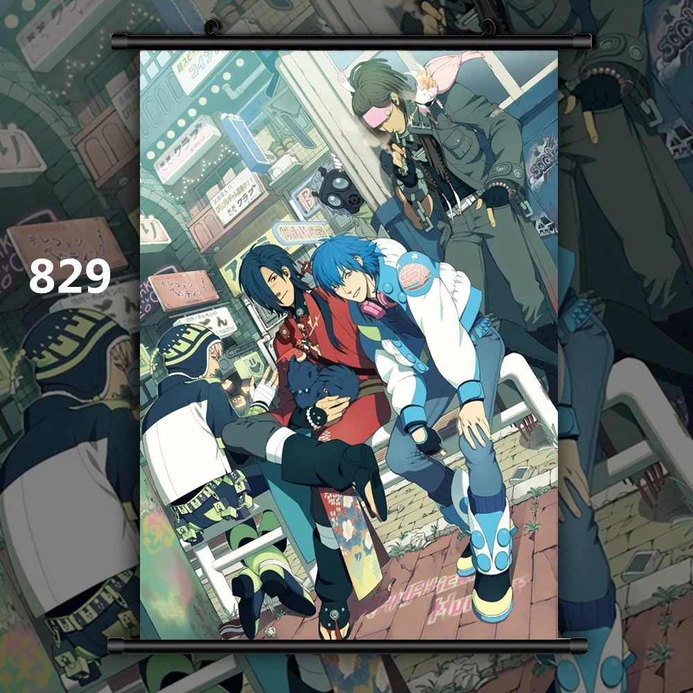 829 Драматическое убийца группа серагаки Aoba Noiz Аниме Манга настенный плакат свиток D - Цвет: 829