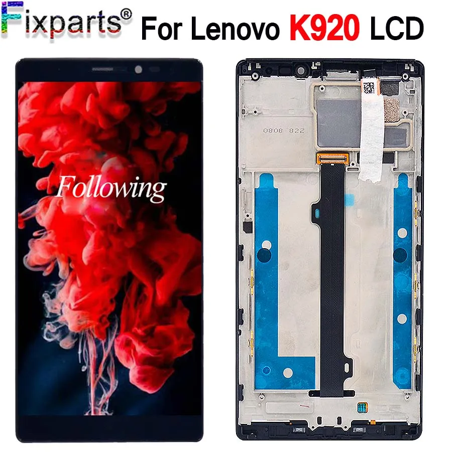 ЖК дисплей 6 0 дюйма для Lenovo Vibe Z2 Pro K920 сенсорный экран дигитайзер в сборе запасные