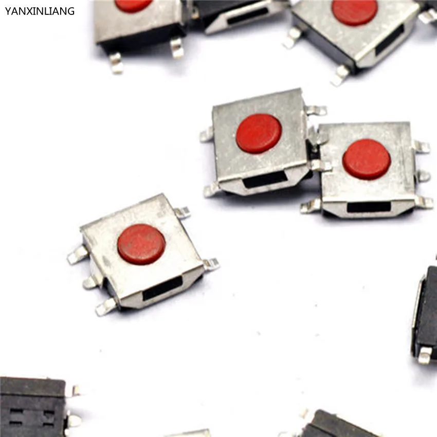 100 шт. 6x6x2 7 мм 5 контактный SMT SMD мгновенный тактовый кнопочный переключатель|switch