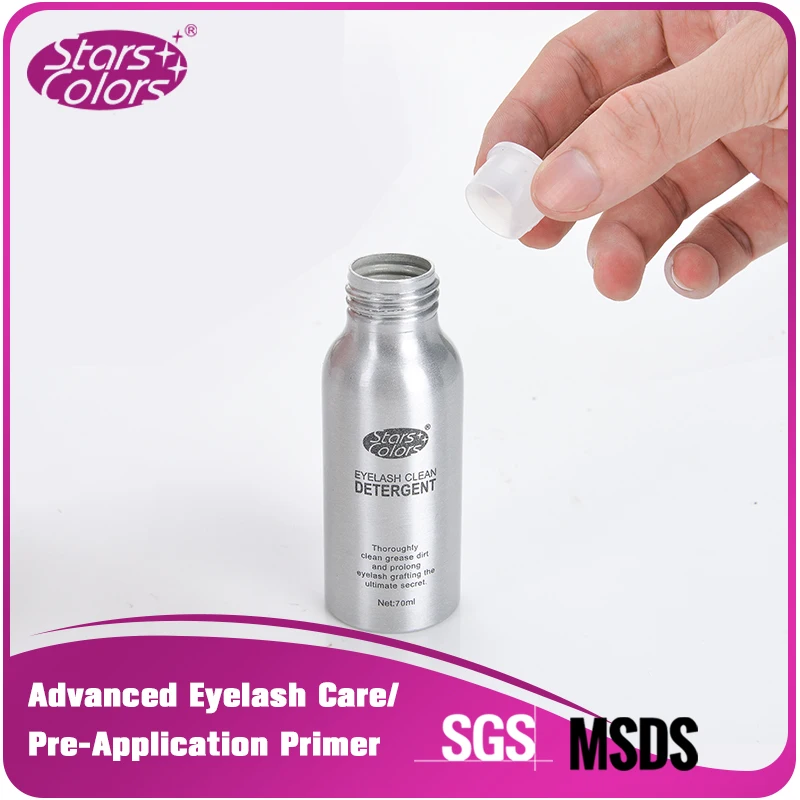70ml Eyelash Cleaner Eyelashes Primer Glue Clear Safety Clean Liquid for Lash Application eyelash extension | Красота и здоровье