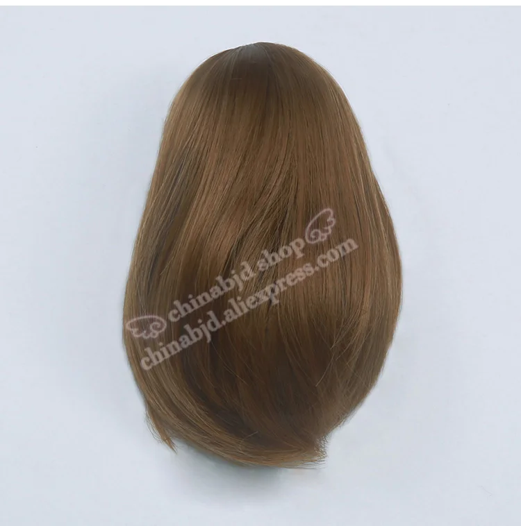Парик для куклы BJD Dollshe Craft DS shinee Давид кунчи длинные волосы Размер 4,5-6 дюймов высокотемпературный парик Модный стиль красивый L04C - Цвет: 12 colour