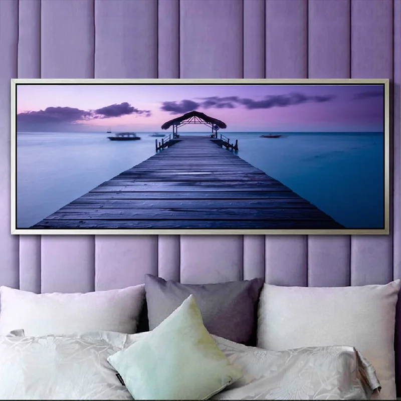 

Алмазная картина «терминал ночи», «сделай сам» с вышивкой, большой эстетический ландшафт, хороший подарок для семьи