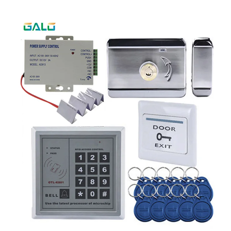 Электронный безопасный вход Woden стальные электрические ворота дверной обод