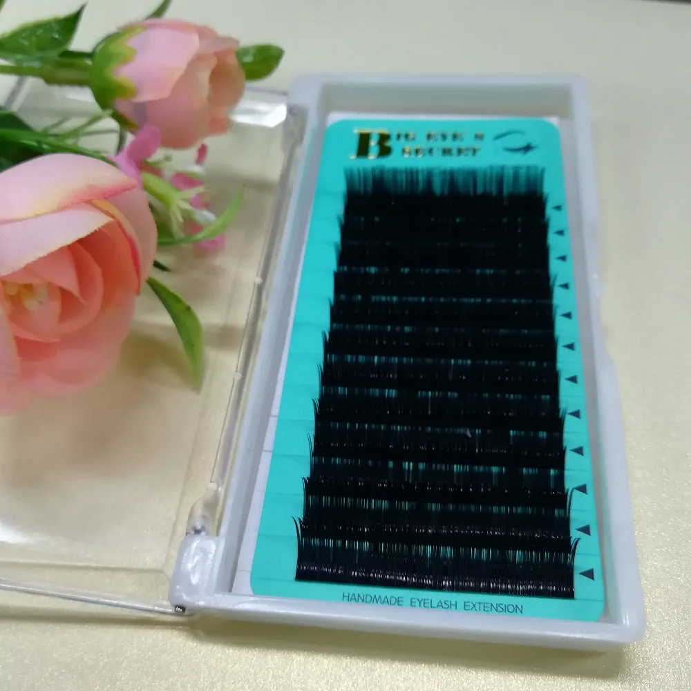 CDL локон шелковые Индивидуальные ресницы плоские для наращивания поставка с