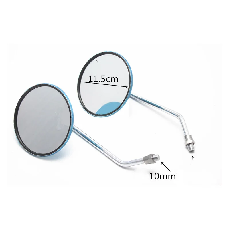 

Free shipping for Suzuki motorcycle parts rear view mirror GN125 mirror 125cc side view mirror 10mm universal mirror