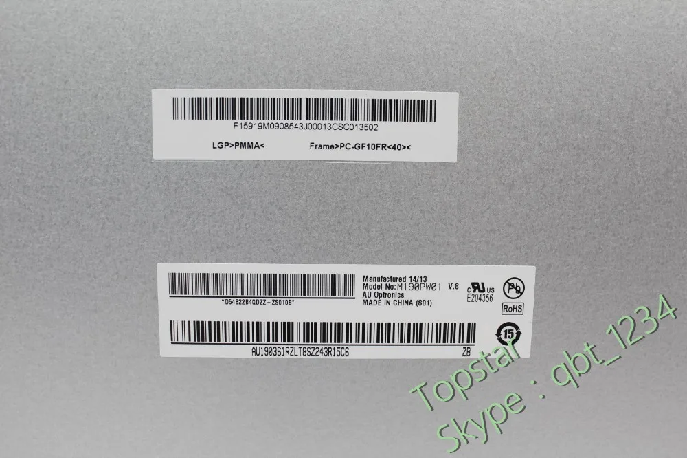 MaiTongDa 19 0 дюймов TFT ЖК дисплей Панель M190PW01 V8 V.8 1440 RGB * 900 WXGA WLED Дисплей LVDS Экран 2ch 8