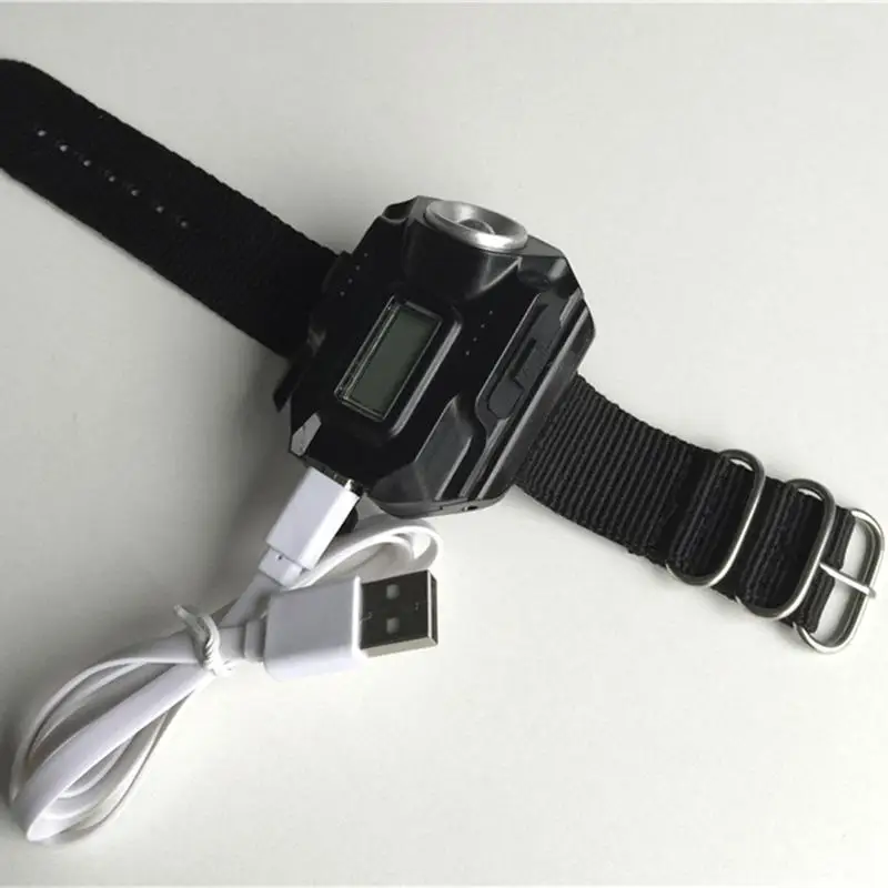 AKDSteel супер яркий фонарик Фонари электронные часы Спорт на открытом воздухе USB