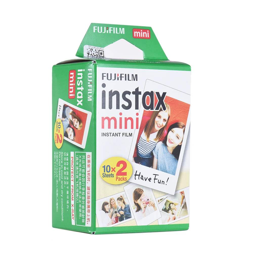 20 листов Fujifilm Instax Mini белая пленка фотобумага фотоальбом мгновенная печать для 7