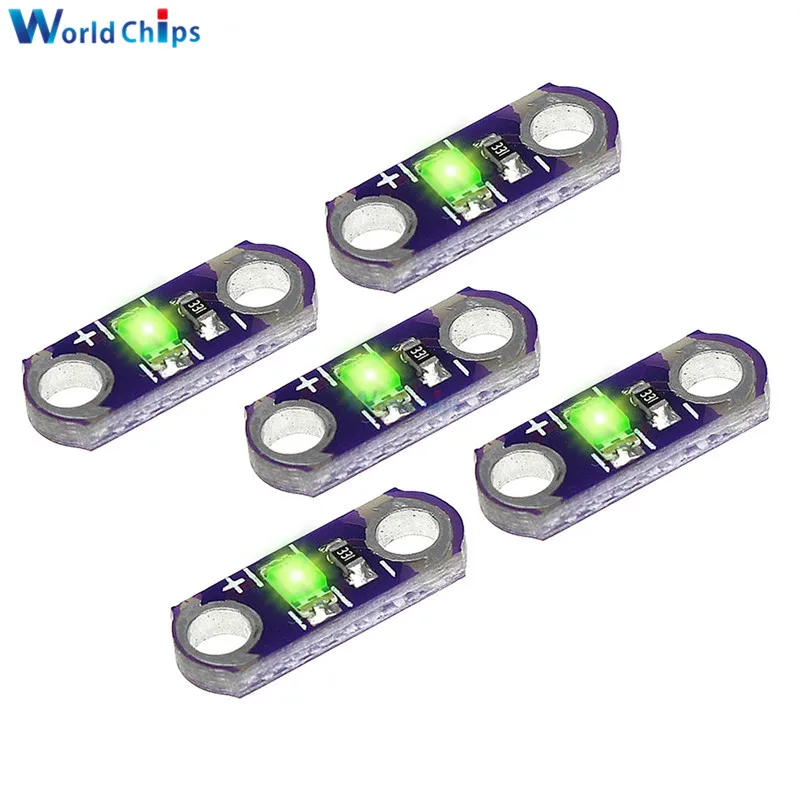 10 шт./лот мини LilyPad светодиодный 3-5 в 40 мА SMD светодиодный оборудование для Arduino желтый/зеленый/белый/синий/красный светильник Модуль DIY KIT - Цвет: Зеленый