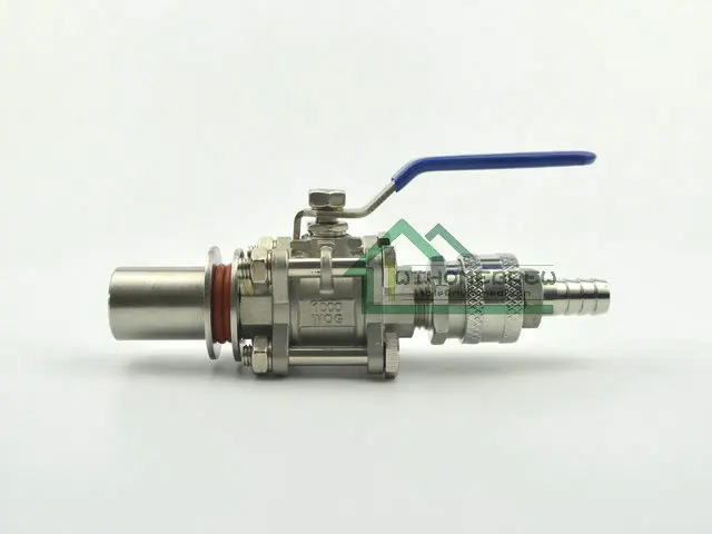 Набор бесшовных быстроразъемных клапанов для чайника 3 шаровых клапана 1/2 дюйма |