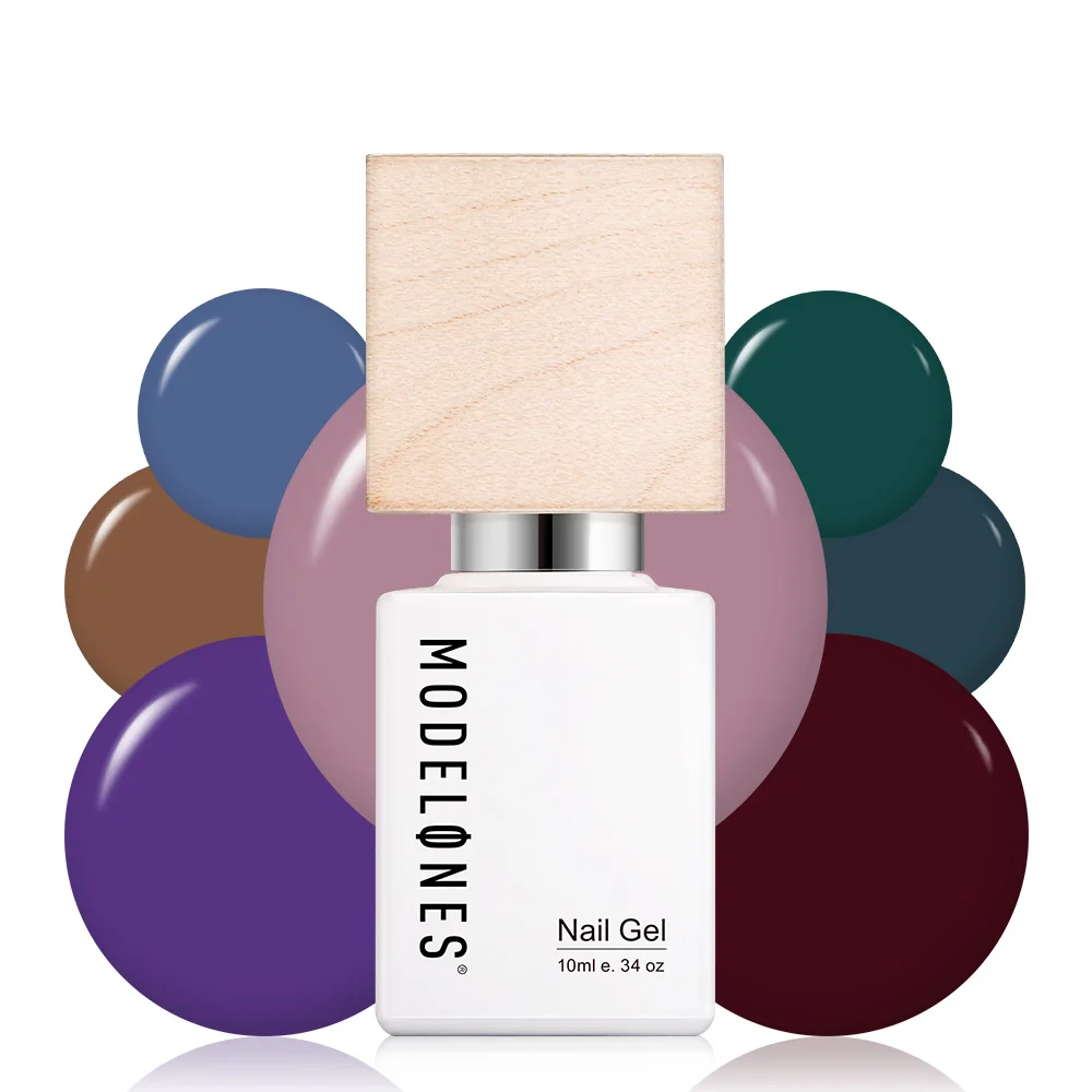 Гель для дизайна ногтей Modelones 7 шт./лот чистый цвет УФ светодиодный лак