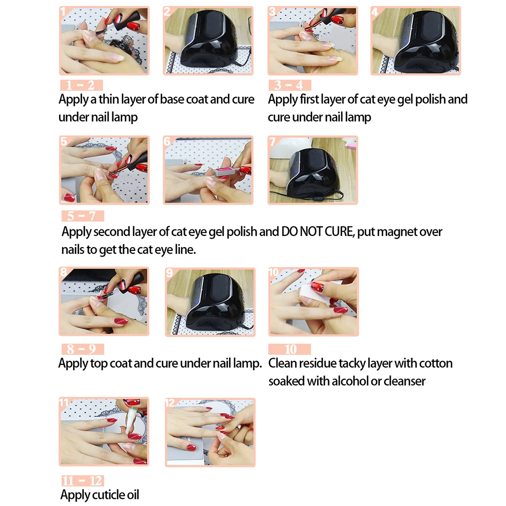 HNM Гель лак для ногтей замочить от золотого кошачий глаз 6 цветов серии грунтовка