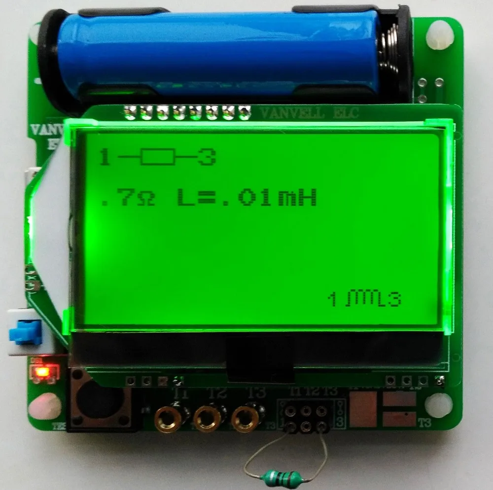 Новейшая многофункциональная версия индукторного конденсатора ESR meter DIY MG328 3 7 в |