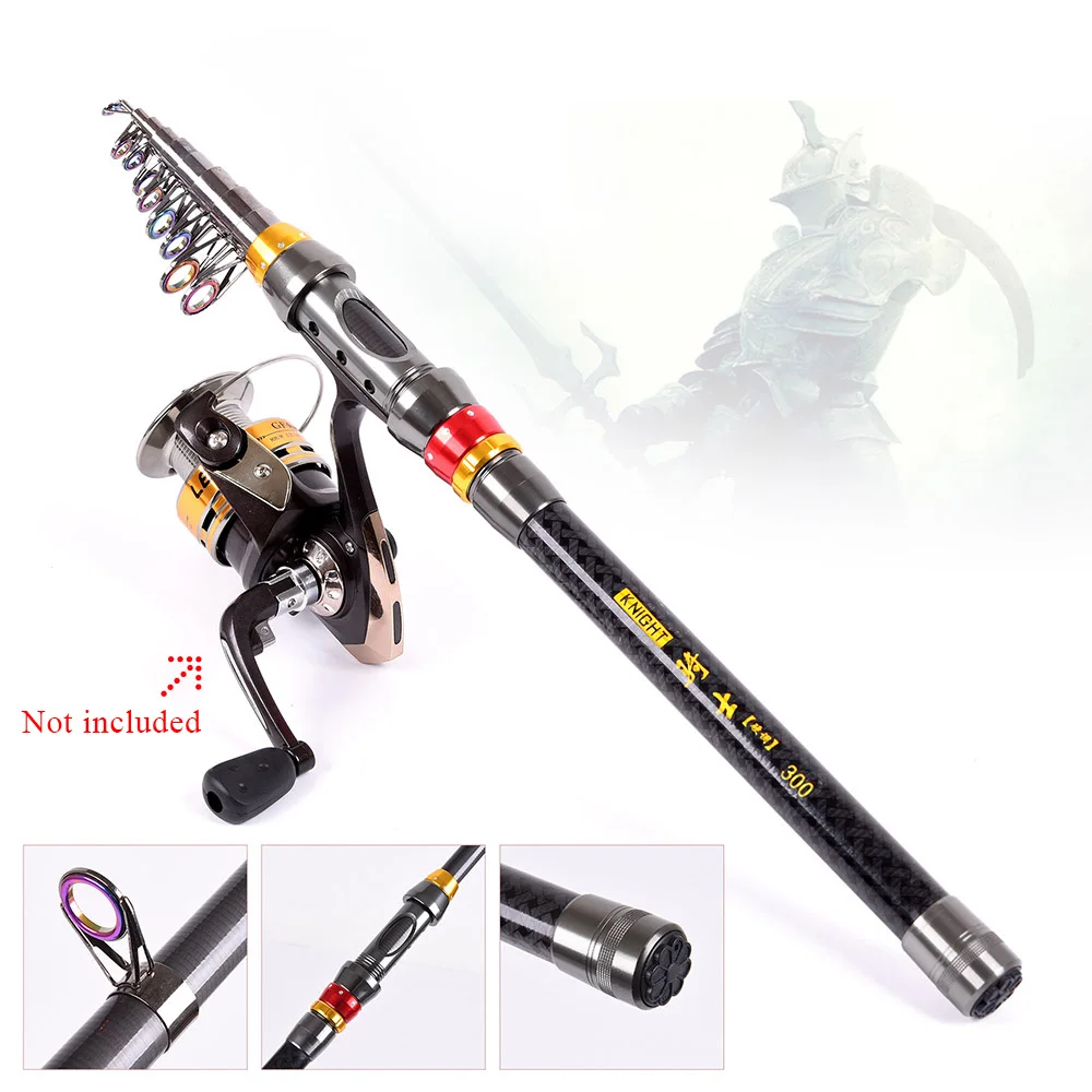 

1.8M-3.6M Telescopic Fishing Rod Carbon Feeder Fishing Rods Portable Carp Fishing Tackle Spinning Rod vara de pesca de carbono