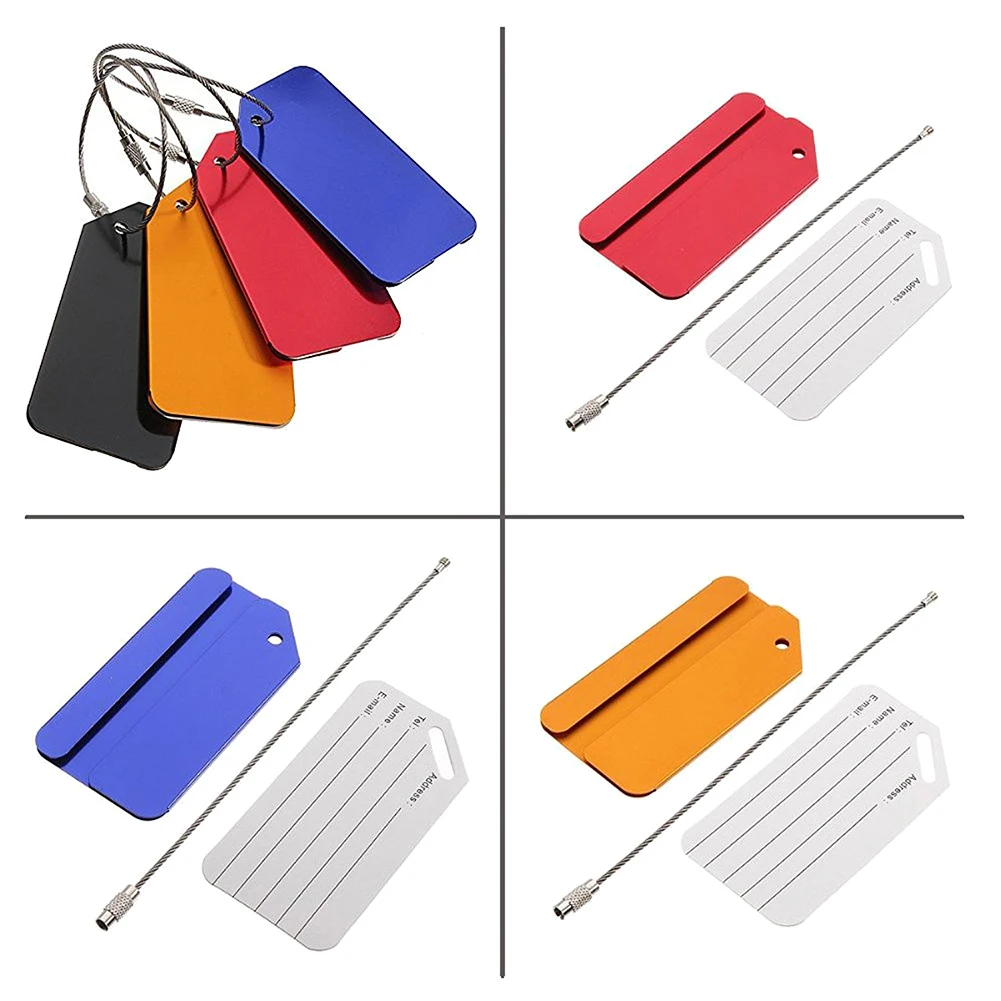 BEAU-7pcs металлический багажная бирка на чемодан сумка аксессуары-бирки