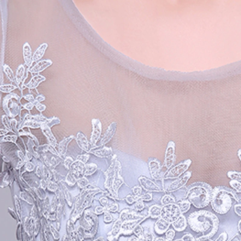 Тюлевое ТРАПЕЦИЕВИДНОЕ ПЛАТЬЕ LAMYA до колен короткое платье На Шнуровке Для