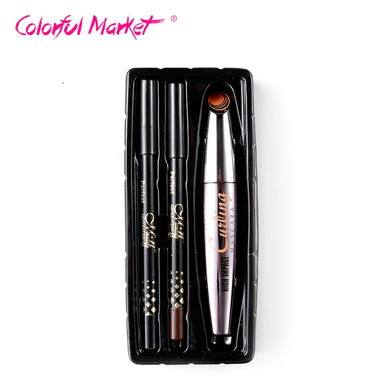 

Curling 3D Makeup Eyelash Mascara Eye Lashes Makeup Lash Mascara Extension Black Thick Lengthening Eye Lashes