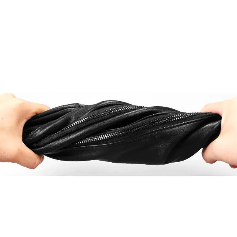 Мужская кожаная нагрудная сумка AETOO повседневный мессенджер с верхним слоем