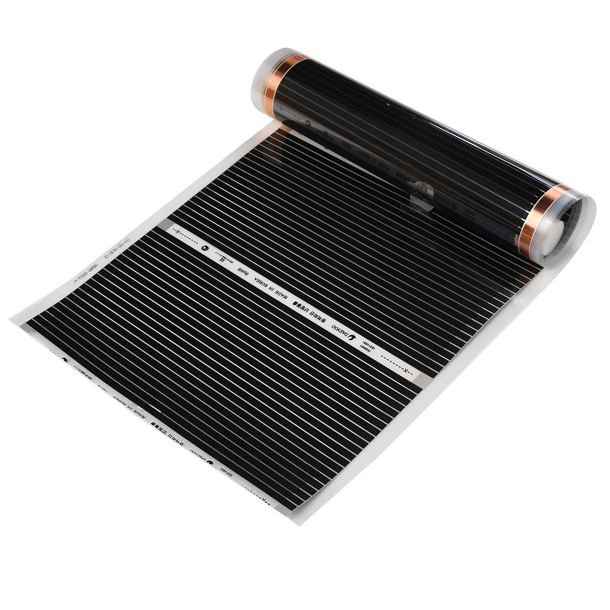 Mayitr 220V электрический 60 градусов тапочки отличного качества; Инфракрасный, проходящий под полом Отопление теплое нижнее белье пленка коврик бытовые электрические нагревательные колодки 50 см x 2 м