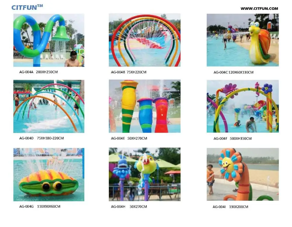 Стекловолоконный apple shower детский бассейн водная игровая площадка
