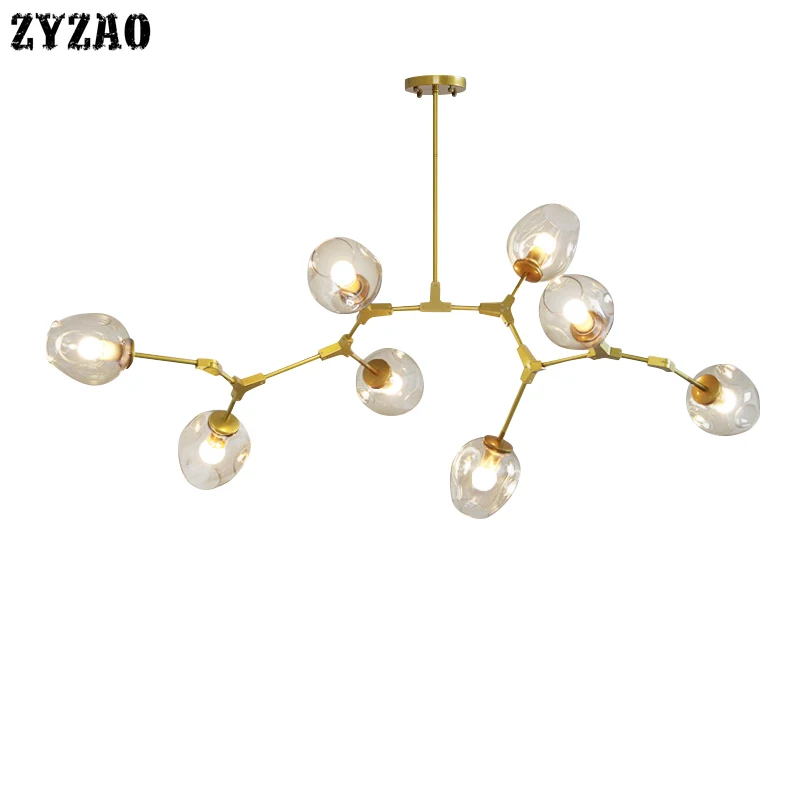 Современный подвесной светильник в скандинавском стиле дизайнерские стеклянные