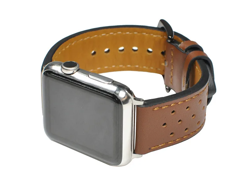 Высокое качество твердая кожа Смотреть Застежка Для Apple Watch группа Iwatch1/2/3 Пряжка 42