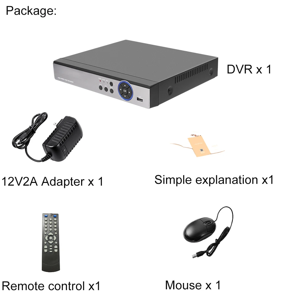 AHDM DVR 4/8/16 канальный AHDNH CCTV AHD Гибридный DVR/1080 P NVR 4в1 видеорегистратор для камеры IP
