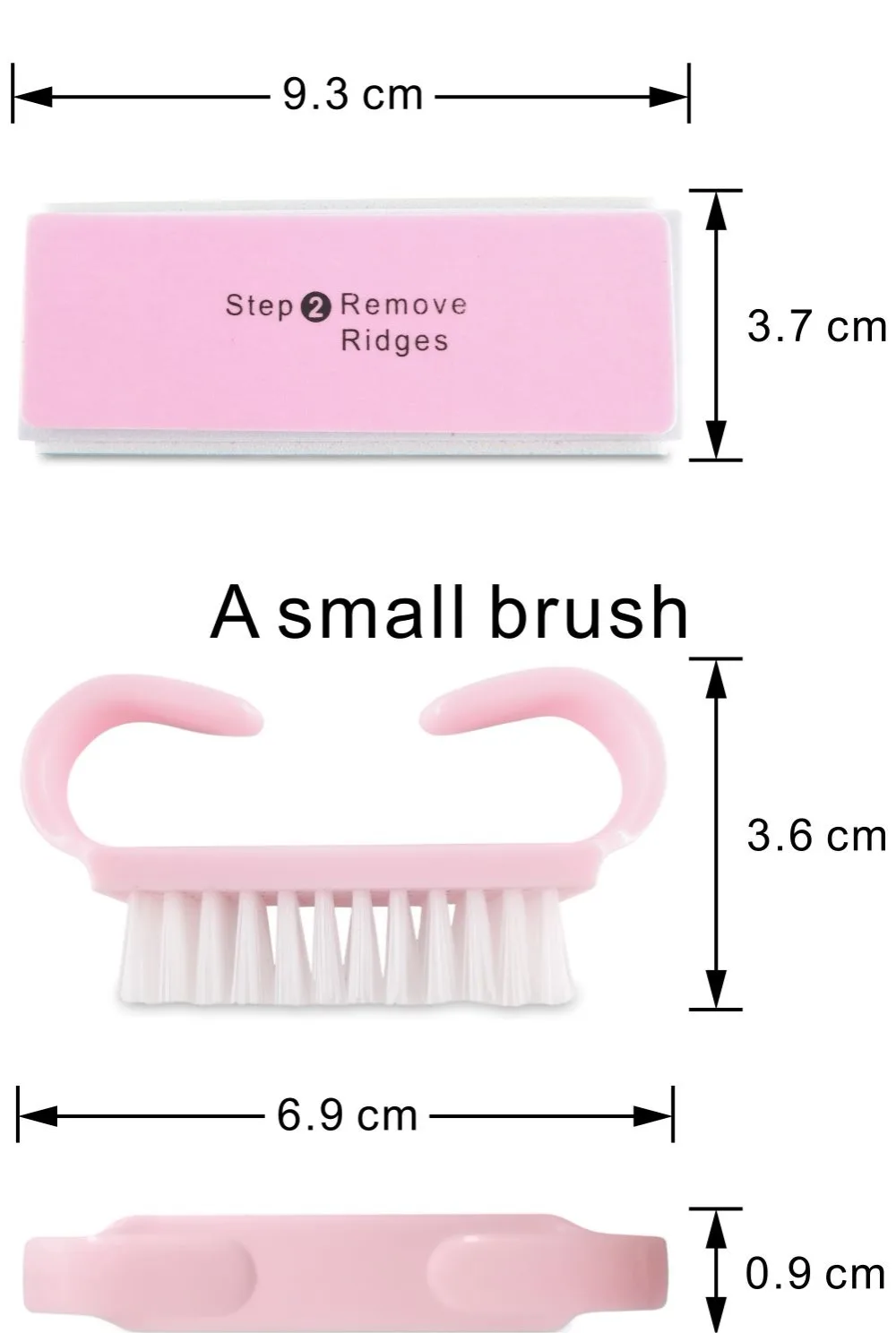 Qmake 10 шт Многофункциональный набор инструментов кисти для макияжа Косметика основа для бровей Набор клиппер маникюрный педикюрный набор для ухода