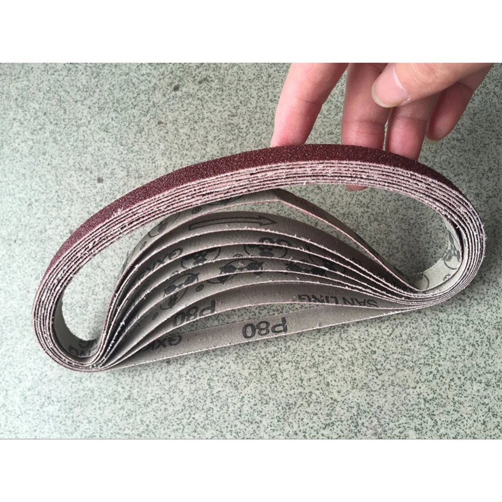 

96pcs Sanding Belts 40-240 Grits Sandpaper Abrasive Bands for Sander Power Rotary Tools Accessories Abrasive Tool 13*457mm