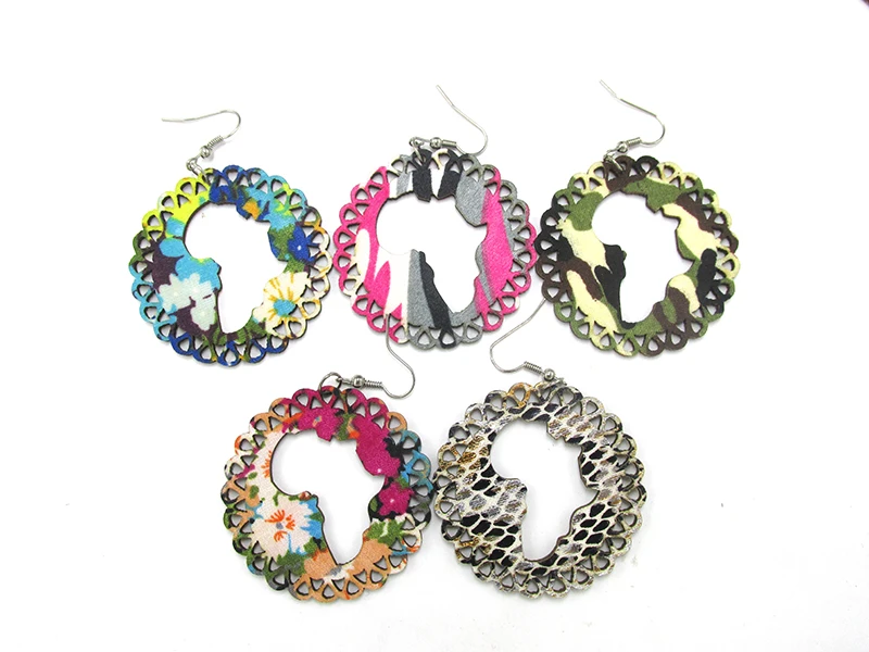 5 парт/лот 2019 новейшие серьги из ткани с картой Африки|earring findings|earrings newearrings channel |