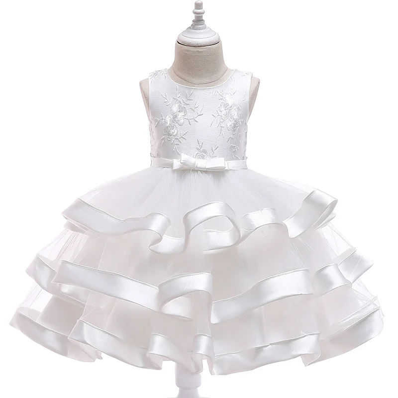 Платье для девочек с цветами и лентами фатиновые платья платье дня рождения