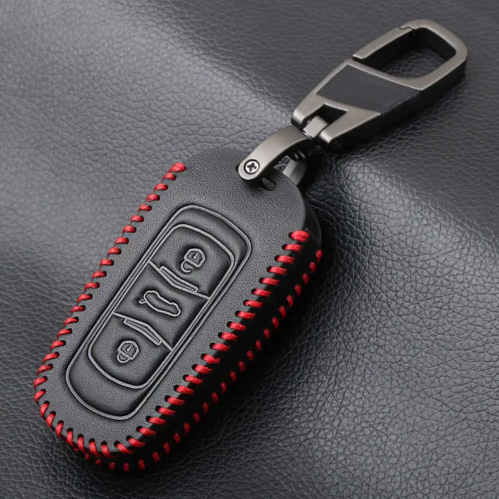 Для Geely Atlas, Boyue, NL3, Emgrand X7 EmgrarandX7 EX7 SUV, GT, GC9, borui, автомобильный чехол для дистанционного ключа - Название цвета: Red Line