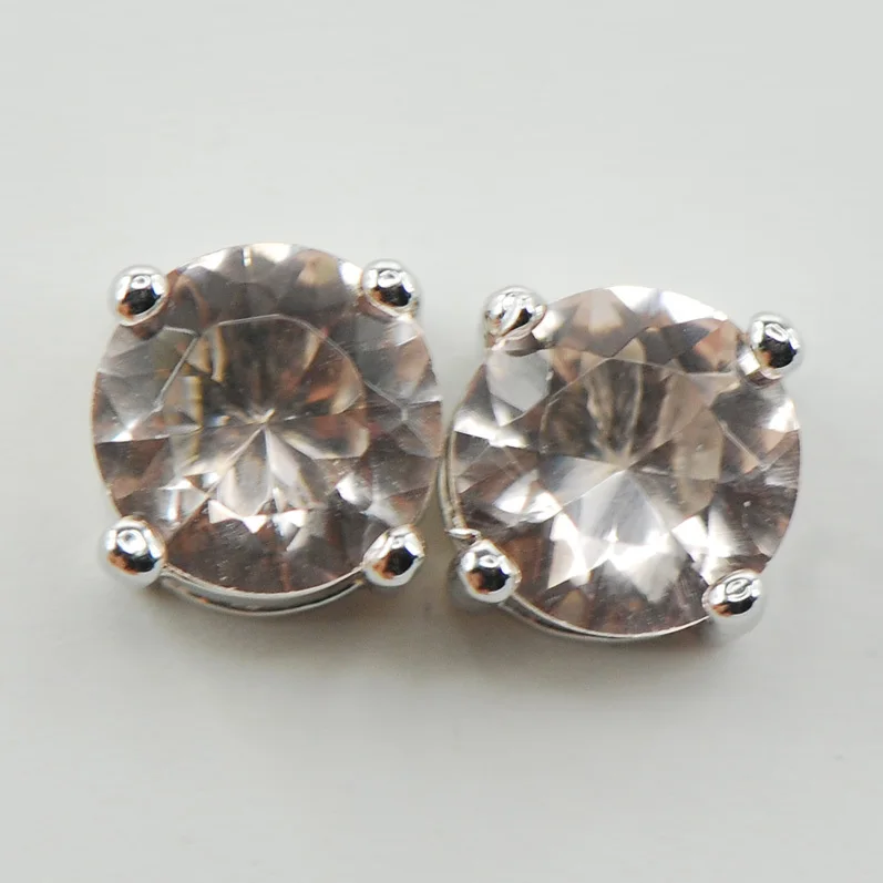 Минимальный заказ $10 и другие товары Новые Morganite женские 925 пробы серебряные