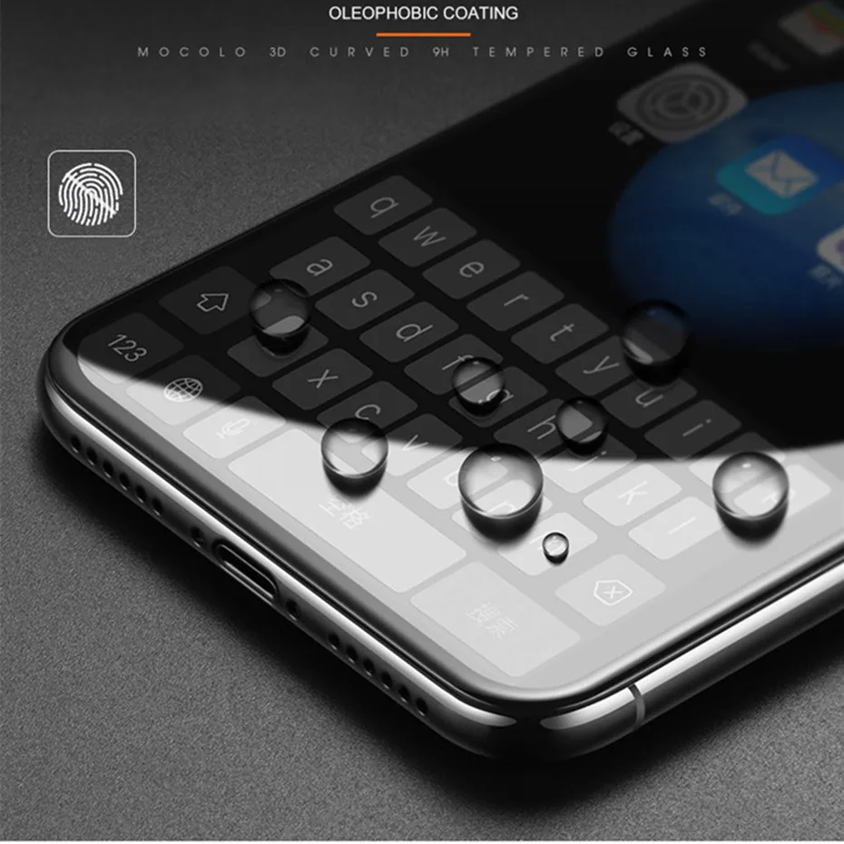 10 шт./лот 3D мягкий край 9H закаленное стекло для iPhone 6 6s 7 plus полное покрытие