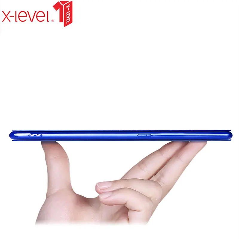 Роскошный чехол X-Level из искусственной кожи для Samsung Galaxy A8 Star/A9 Star откидной