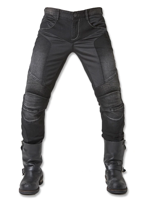 Новинка 2018 крутые летние джинсы UglyBROS JUKE из сетчатой ткани мотоциклетные модные